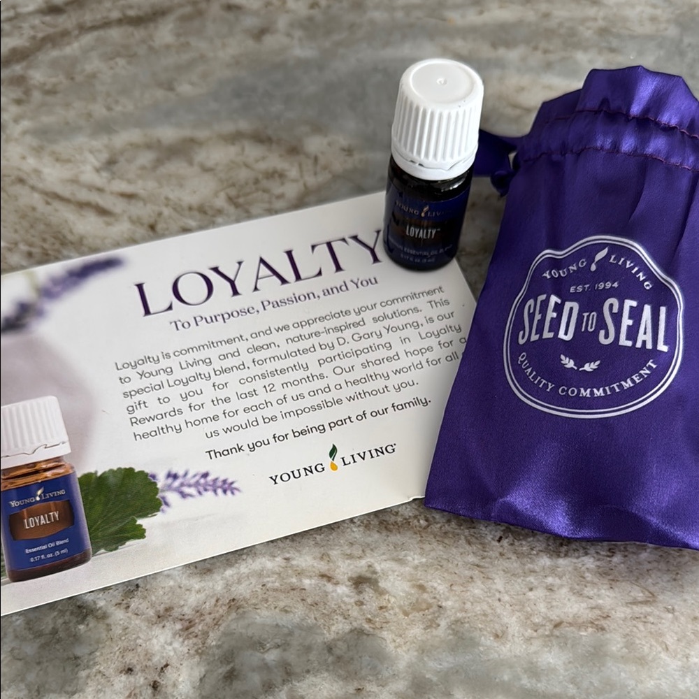 Young Living Loyalty Oil with Purple Pouch